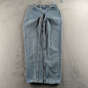 Vintage 90s Levis 550 Jeans 10 REG L (26x33) Blue Light Wash Faded Wide USA